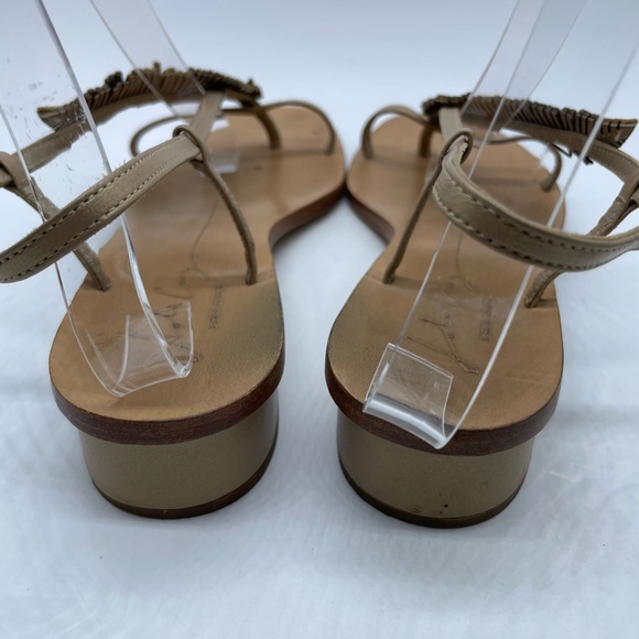 Lola Cruz Rhinestone Feather Sandal - Picture 4 of 10